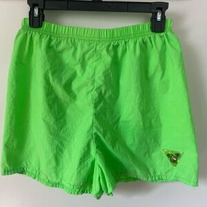 Vintage Neon Green Shorts